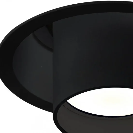 FOCO EMBUTIDO ORIENTÁVEL PRETO GU10 Ø10,5 CM 2