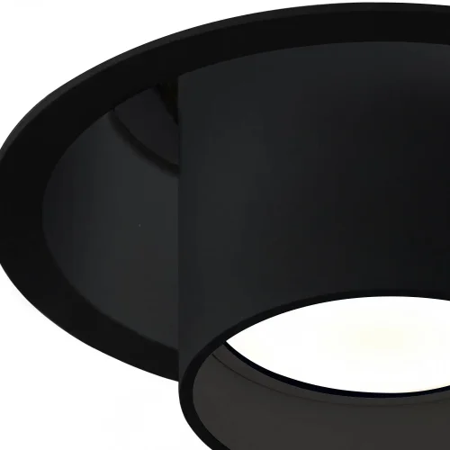 FOCO EMBUTIDO ORIENTÁVEL PRETO GU10 Ø10,5 CM