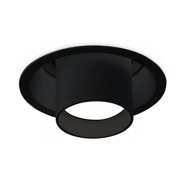 FOCO EMBUTIDO ORIENTÁVEL PRETO GU10 Ø10,5 CM