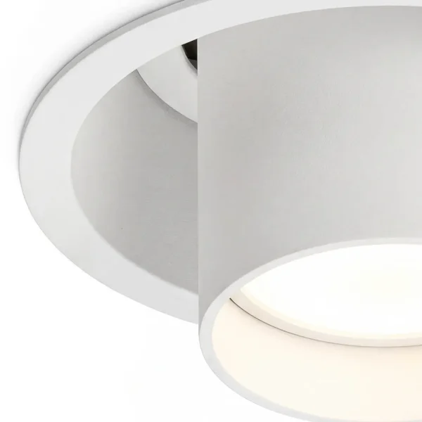 FOCO EMBUTIDO ORIENTÁVEL BRANCO GU10 Ø10,5 CM
