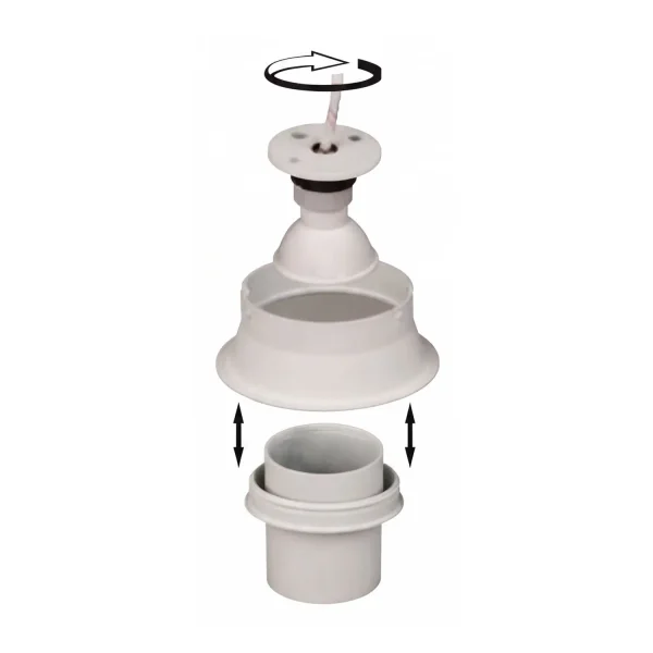FOCO EMBUTIDO ORIENTÁVEL BRANCO GU10 Ø10,5 CM