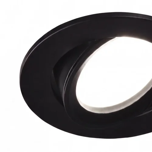 FOCO EMBUTIDO Ø8,5CM ALUMÍNIO PRETO GU10