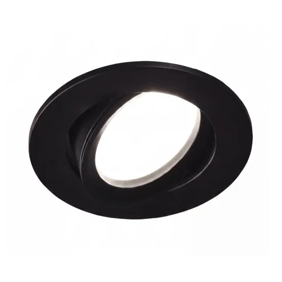 FOCO EMBUTIDO Ø8,5CM ALUMÍNIO PRETO GU10