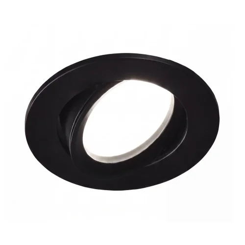 FOCO EMBUTIDO Ø8,5CM ALUMÍNIO PRETO GU10
