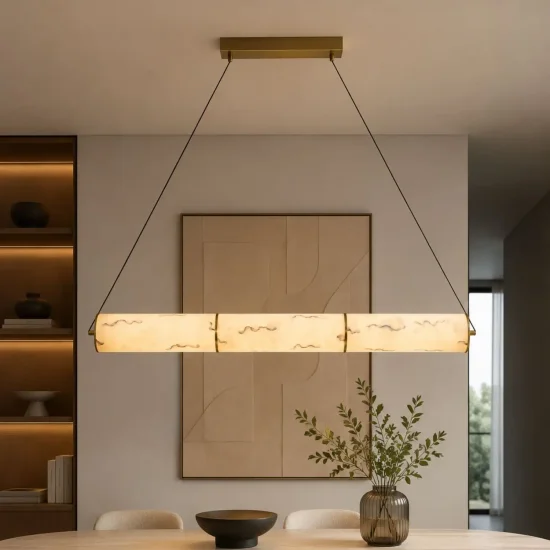 CANDEEIRO DE TETO LED 14W REGULÁVEL EM AÇO DOURADO E ACRÍLICO EFEITO MÁRMORE ARIADNA