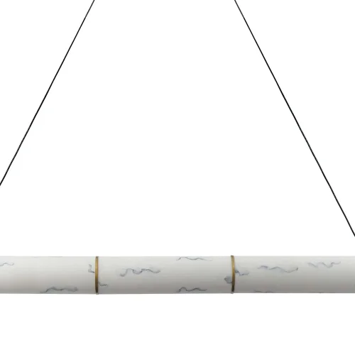 CANDEEIRO DE TETO LED 14W REGULÁVEL EM AÇO DOURADO E ACRÍLICO EFEITO MÁRMORE ARIADNA