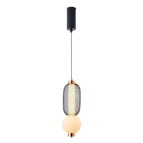 CANDEEIRO DE TETO LED 10W REGULÁVEL COM GRELHA E ESFERA DE VIDRO ELODIE