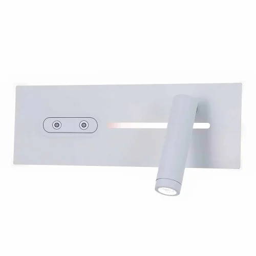 APLIQUE DE PAREDE LED 10W REGULÁVEL TÁTIL BRANCO ORIENTAÇÃO DIREITA