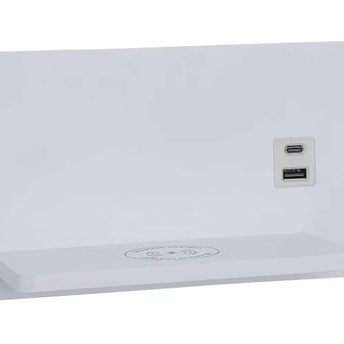APLIQUE DE PAREDE LED 8W REGULÁVEL TÁTIL BRANCO ORIENTAÇÃO DIREITA