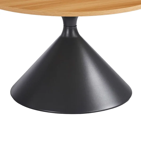 CONJUNTO DE 2 MESAS AUXILIARES DUNA NATURAL/PRETO