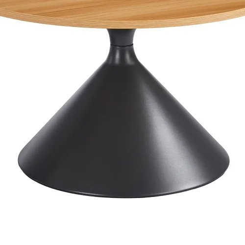 CONJUNTO DE 2 MESAS AUXILIARES DUNA NATURAL/PRETO