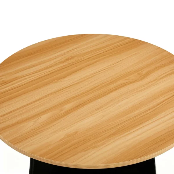 CONJUNTO DE 2 MESAS AUXILIARES NORAE NATURAL/PRETO