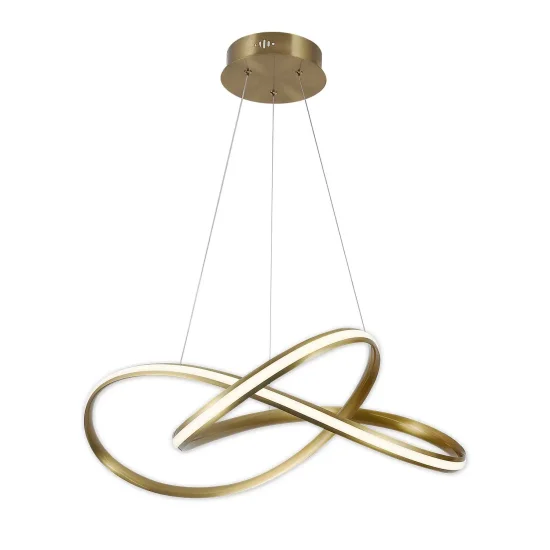 CANDEEIRO DE TETO LED VALLE 48W 4000K INTENSIDADE REGULÁVEL DOURADO 2