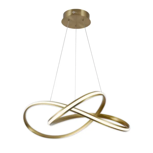 CANDEEIRO DE TETO LED VALLE 48W 4000K INTENSIDADE REGULÁVEL DOURADO