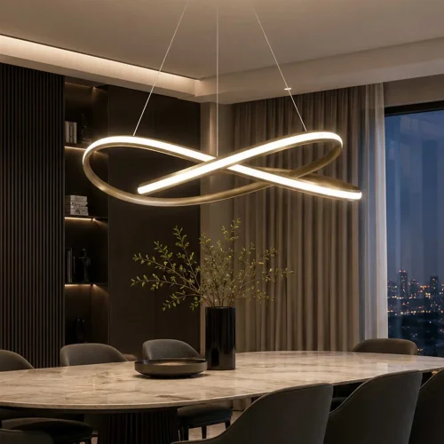 CANDEEIRO DE TETO LED VALLE 48W 4000K INTENSIDADE REGULÁVEL DOURADO