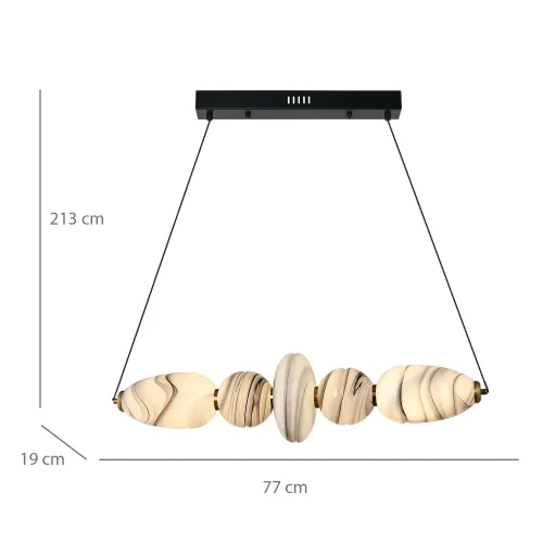 CANDEEIRO DE TETO LED 22W CCT EFEITO MÁRMORE TOSCANA