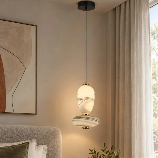 CANDEEIRO DE TETO LED 10W CCT EFEITO MÁRMORE TOSCANA