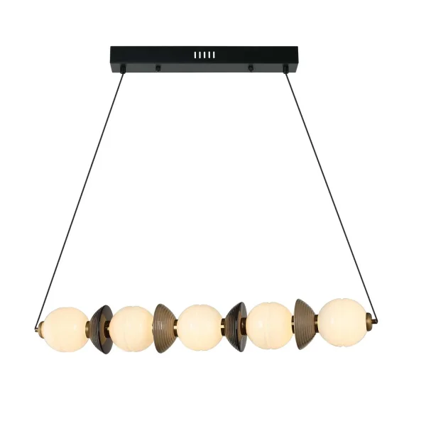 CANDEEIRO DE TETO LED 22W CCT CERÂMICA/VIDRO HATHOR