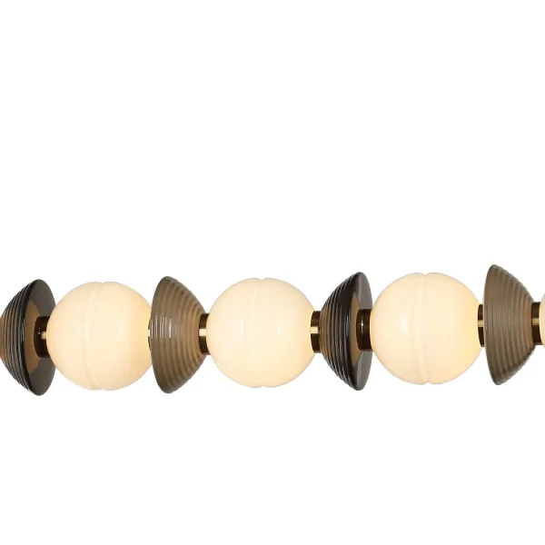 CANDEEIRO DE TETO LED 22W CCT CERÂMICA/VIDRO HATHOR