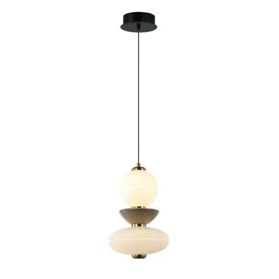 CANDEEIRO DE TETO LED 10W CCT CERÂMICA/VIDRO HATHOR 2