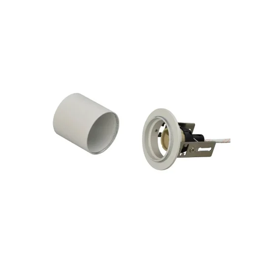 FOCO EMBUTIDO COM ABERTURA REGULÁVEL BRANCO/PRATA GU10 2