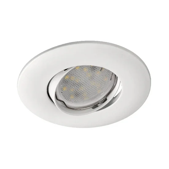 FOCO EMBUTIDO Ø11CM ALUMÍNIO INJETADO BRANCO GU10