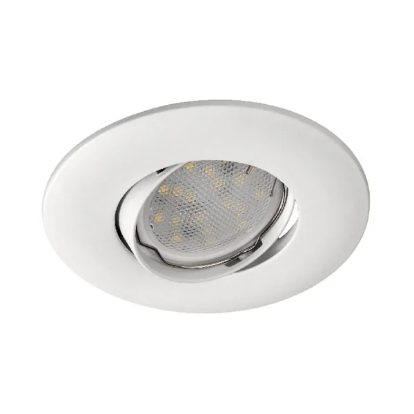 FOCO EMBUTIDO Ø11CM ALUMÍNIO INJETADO BRANCO GU10