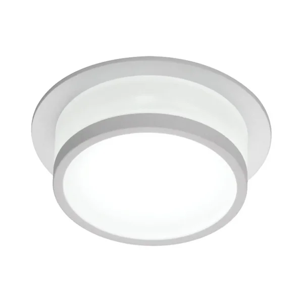 FOCO EMBUTIDO WC LUZ FRONTAL E LATERAL BRANCO GU10