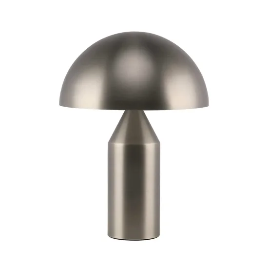 CANDEEIRO DE MESA 2 LUZES E27 NÍQUEL MATE ENOKI 2