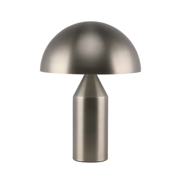 CANDEEIRO DE MESA 2 LUZES E27 NÍQUEL MATE ENOKI