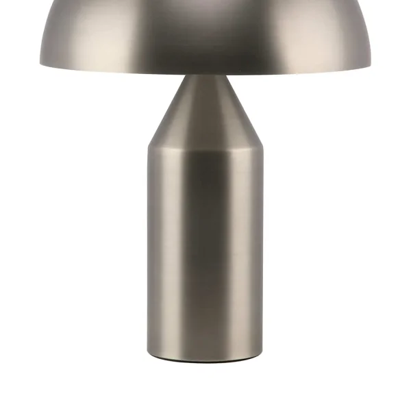 CANDEEIRO DE MESA 2 LUZES E27 NÍQUEL MATE ENOKI