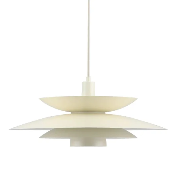 CANDEEIRO DE TETO 1 LUZ E27 BEGE Ø48 CM ORNELLA