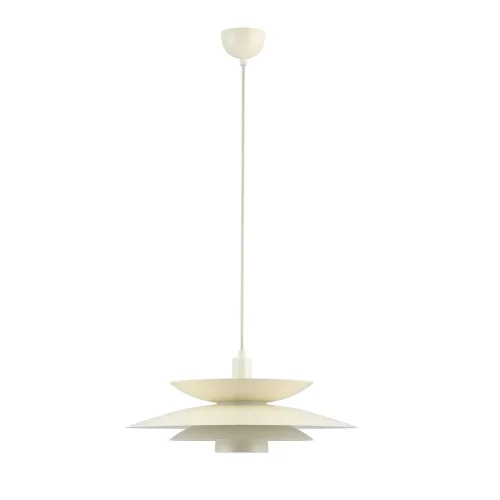 CANDEEIRO DE TETO 1 LUZ E27 BEGE Ø48 CM ORNELLA