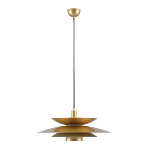 CANDEEIRO DE TETO 1 LUZ E27 DOURADO Ø48 CM ORNELLA