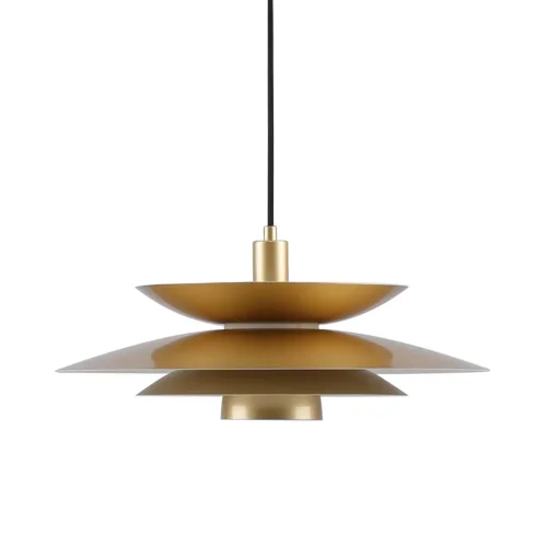 CANDEEIRO DE TETO 1 LUZ E27 DOURADO Ø48 CM ORNELLA