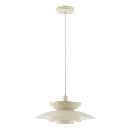 CANDEEIRO DE TETO 1 LUZ E27 BEGE Ø38 CM ORNELLA