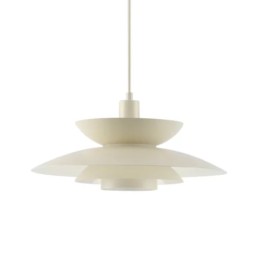CANDEEIRO DE TETO 1 LUZ E27 BEGE Ø38 CM ORNELLA