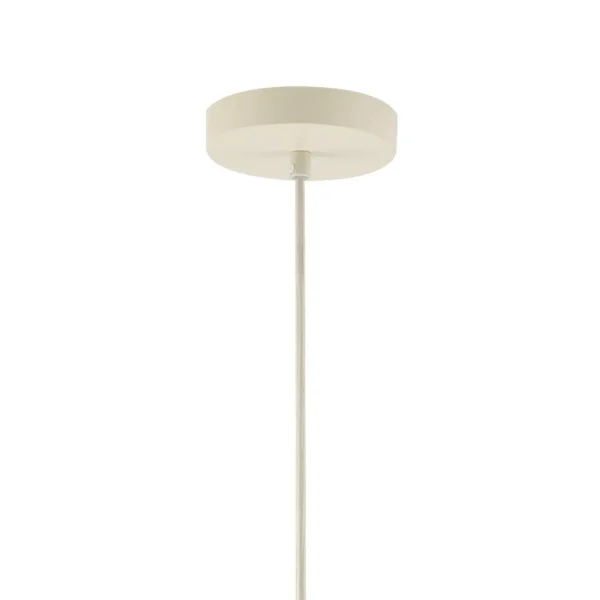 CANDEEIRO DE TETO 1 LUZ E27 BEGE Ø38 CM ORNELLA