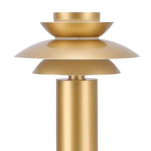 CANDEEIRO DE MESA 1 LUZ E27 DOURADO Ø30 CM ORNELLA
