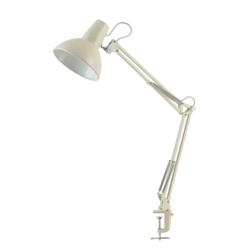 CANDEEIRO MULTIFUNÇÕES DE MESA, PAREDE E PINÇA EM AÇO BRANCO