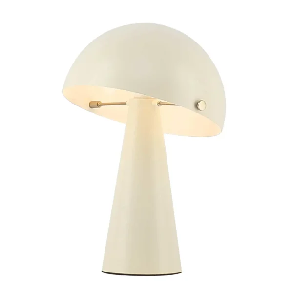 CANDEEIRO DE MESA EM AÇO PINTADO BEGE E27 CHANTERELLE