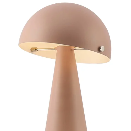 CANDEEIRO DE MESA EM AÇO PINTADO ROSA MATE E27 CHANTERELLE
