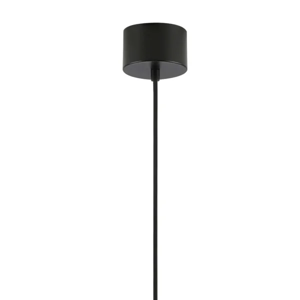 CANDEEIRO DE TETO E27 PRETO E DOURADO GEMMA