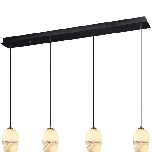 CANDEEIRO DE TETO LED 4 LUZES 40 W CCT EFEITO MÁRMORE TOSCANA