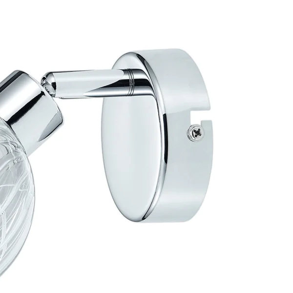 1 FOCO DE LUZ QUINN CROMO