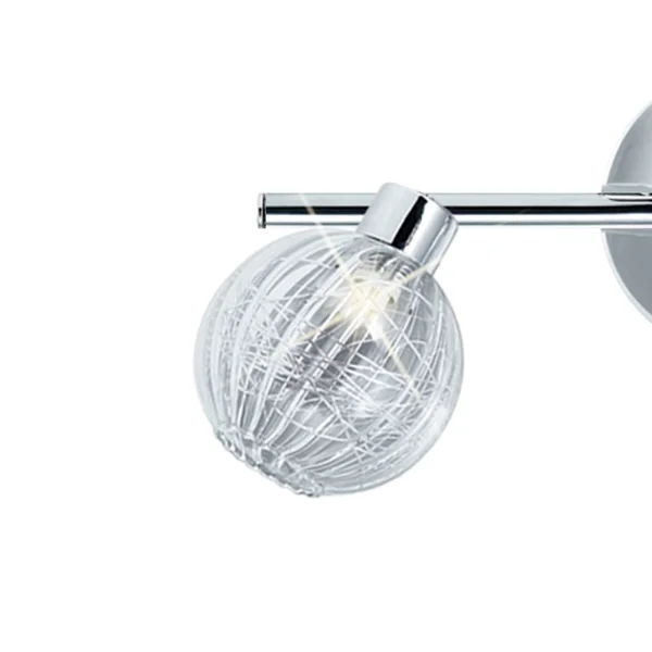 HOLOFOTES DE QUINN CROMADO DE 2 LUZ HOLOFOTES DE QUINN CROMADO DE 2 LUZ