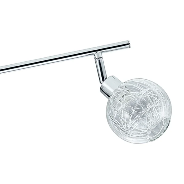 TIRA DE QUINN CROMADA DE 3 LUZ