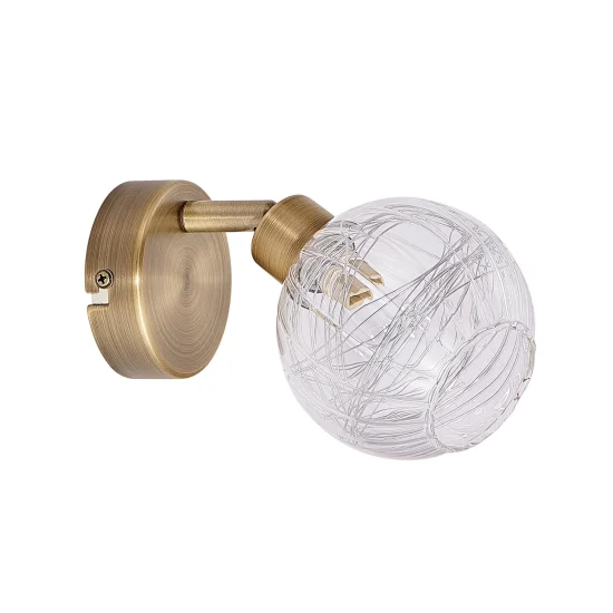 1 HOLOFOTES DE COURO QUINN CLARO