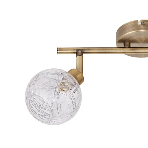 DESTAQUE DE COURO QUINN 2-LIGHT