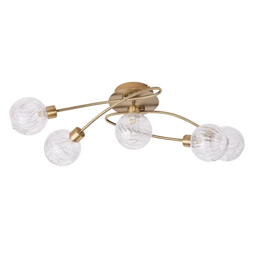 TETO TETO 5 LUZES QUINN COURO